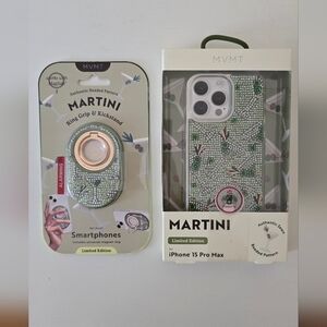 MVMT Martini Beaded iPhone 15 Pro Max Case & Ring Grip Set – Limited Edition